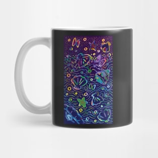 Sandy shell beach Mug